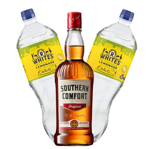 Southern Comfort with R Whites Premium Lemonade Mixer